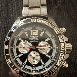 Invicta Silver Clasp Bracelet